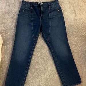 We The Free Dark Blue Straight Leg Jeans